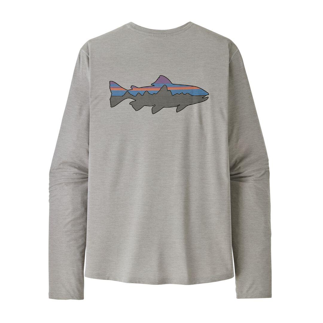Long-Sleeved Capilene® Cool Sun Shirt - Fitz Roy Trout | Patagonia for sale