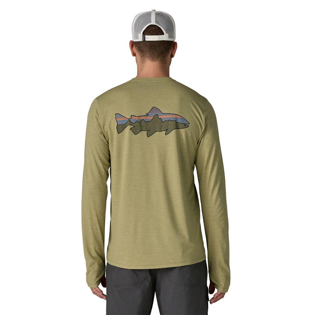 Long-Sleeved Capilene® Cool Sun Shirt - Fitz Roy Trout | Patagonia for sale