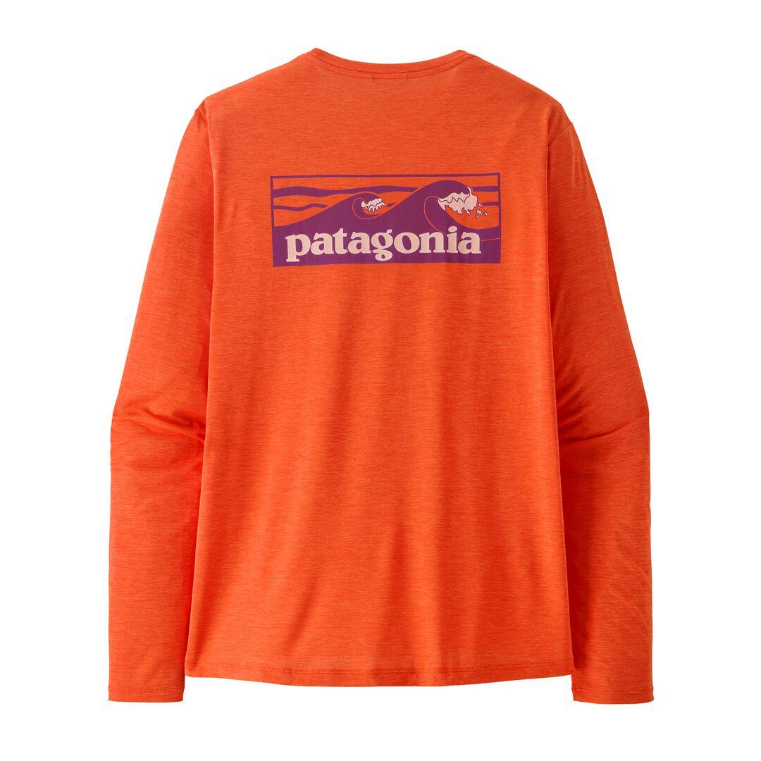 Long-Sleeved Capilene® Cool Daily Shirt - Boardshort Logo | Patagonia us