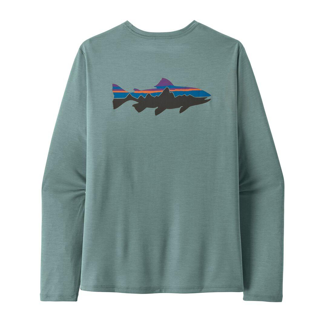 Long-Sleeved Capilene® Cool Daily Shirt - Fitz Roy Trout | Patagonia on sale