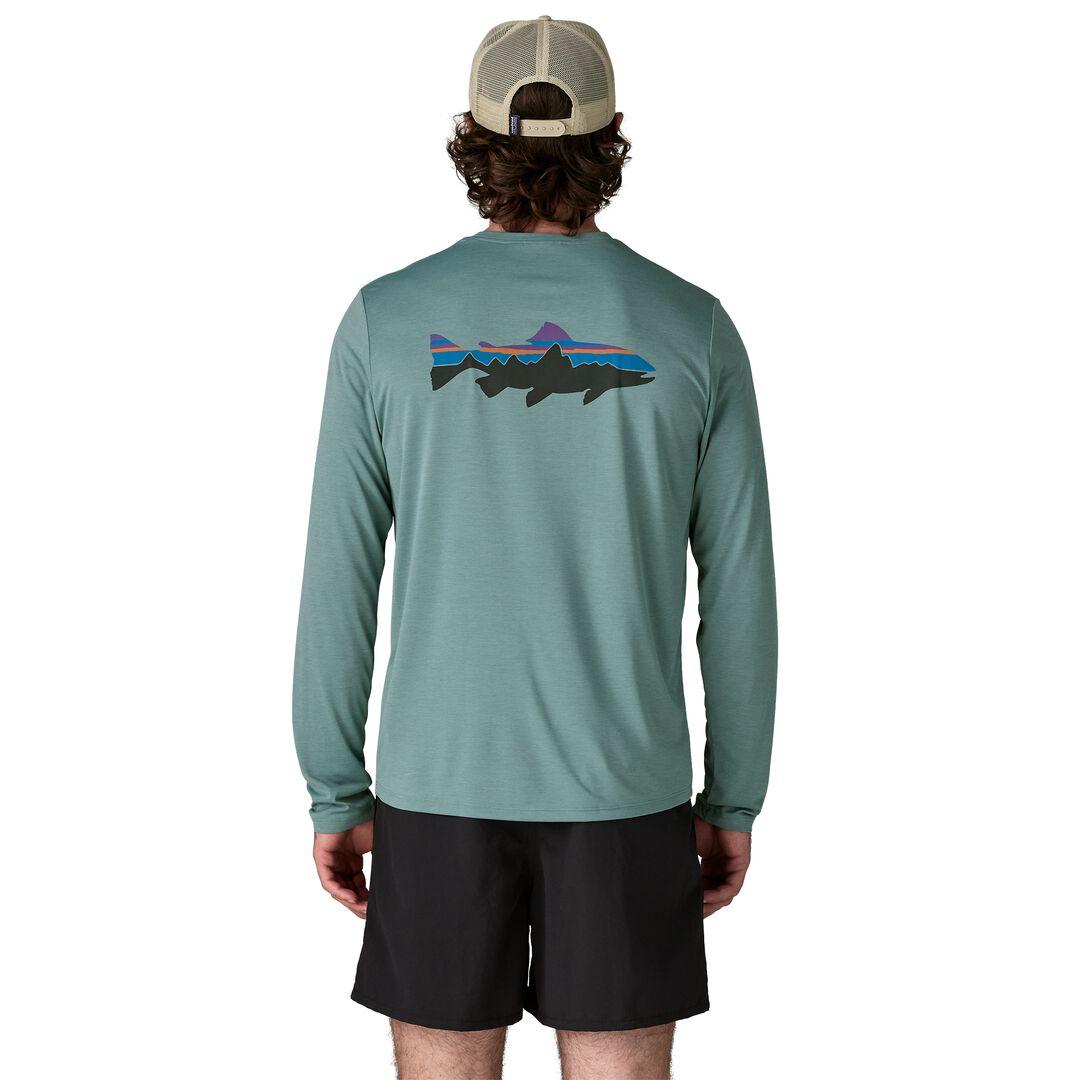 Long-Sleeved Capilene® Cool Daily Shirt - Fitz Roy Trout | Patagonia on sale