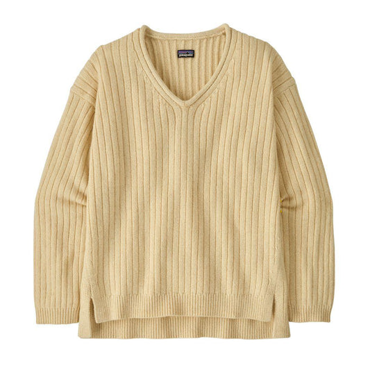 Recycled Wool-Blend V-Neck Sweater | Patagonia outlet