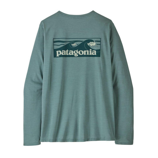 Long-Sleeved Capilene® Cool Daily Shirt - Boardshort Logo | Patagonia outlet
