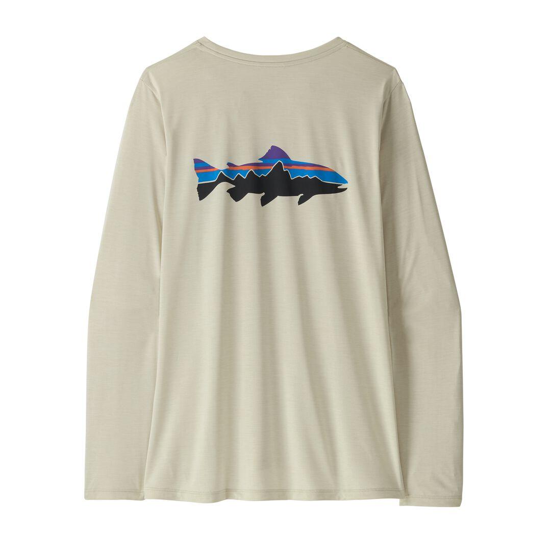 Long-Sleeved Capilene® Cool Daily Shirt - Fitz Roy Trout | Patagonia us