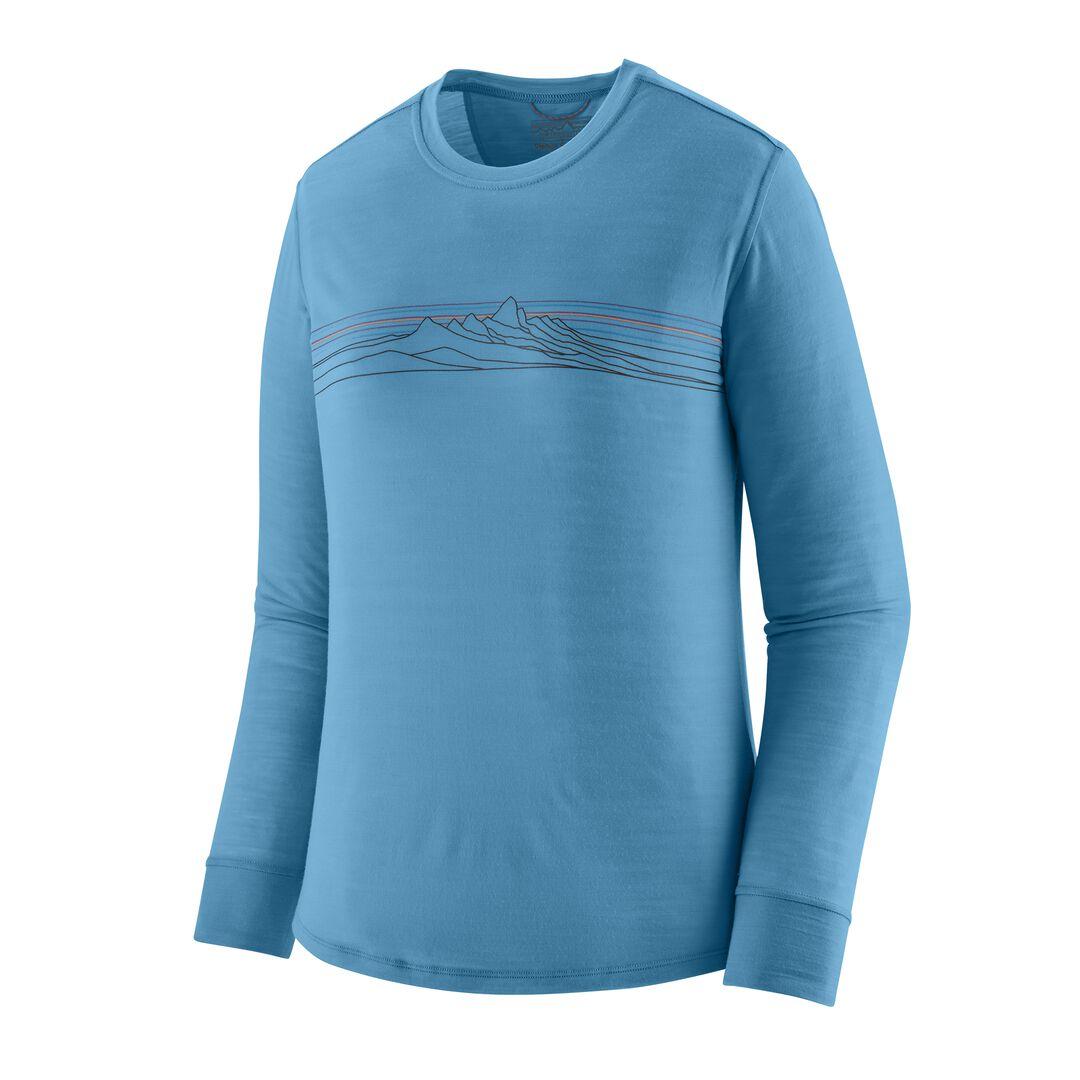 Long-Sleeved Capilene® Cool Merino Blend Graphic Shirt | Patagonia outlet