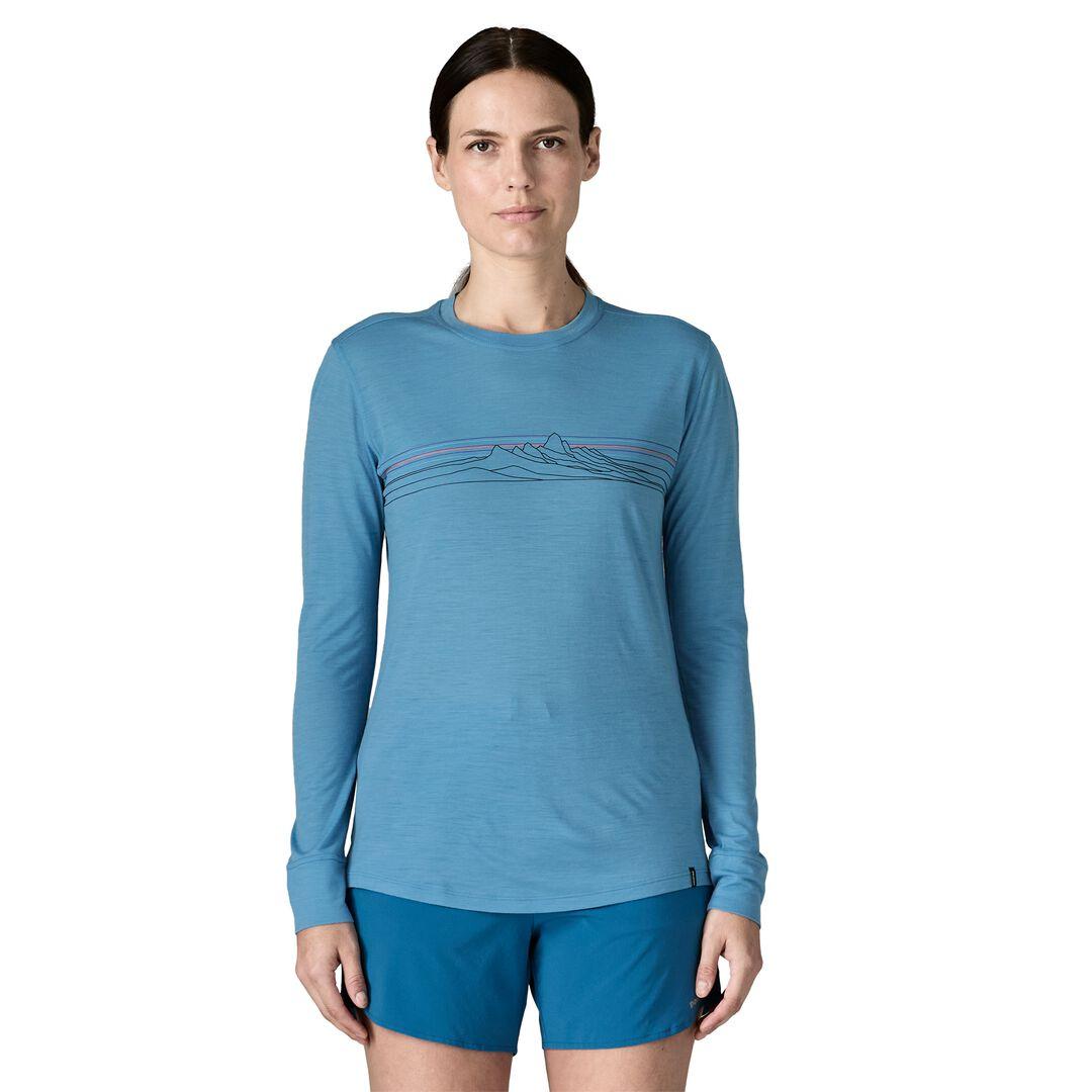 Long-Sleeved Capilene® Cool Merino Blend Graphic Shirt | Patagonia outlet