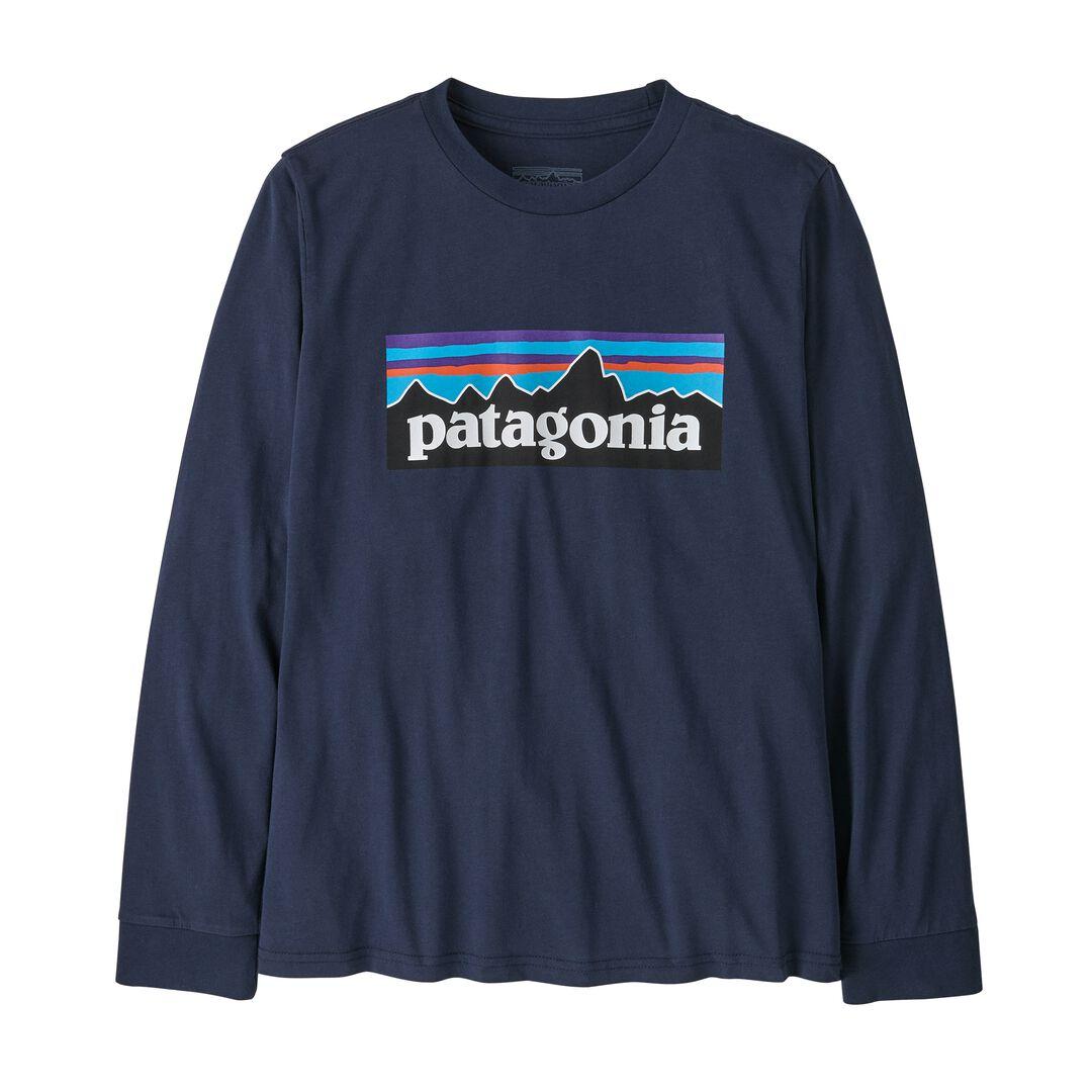 Kids' Long-Sleeved P-6 Logo T-Shirt | Patagonia online