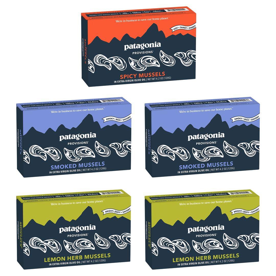 Provisions Tinned Mussels Variety Pack | Patagonia discount