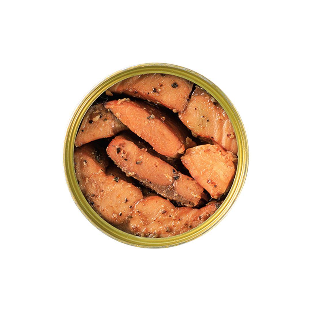 Provisions Canned Smoked Wild Pink Salmon with Pastrami Spice | Patagonia on sale