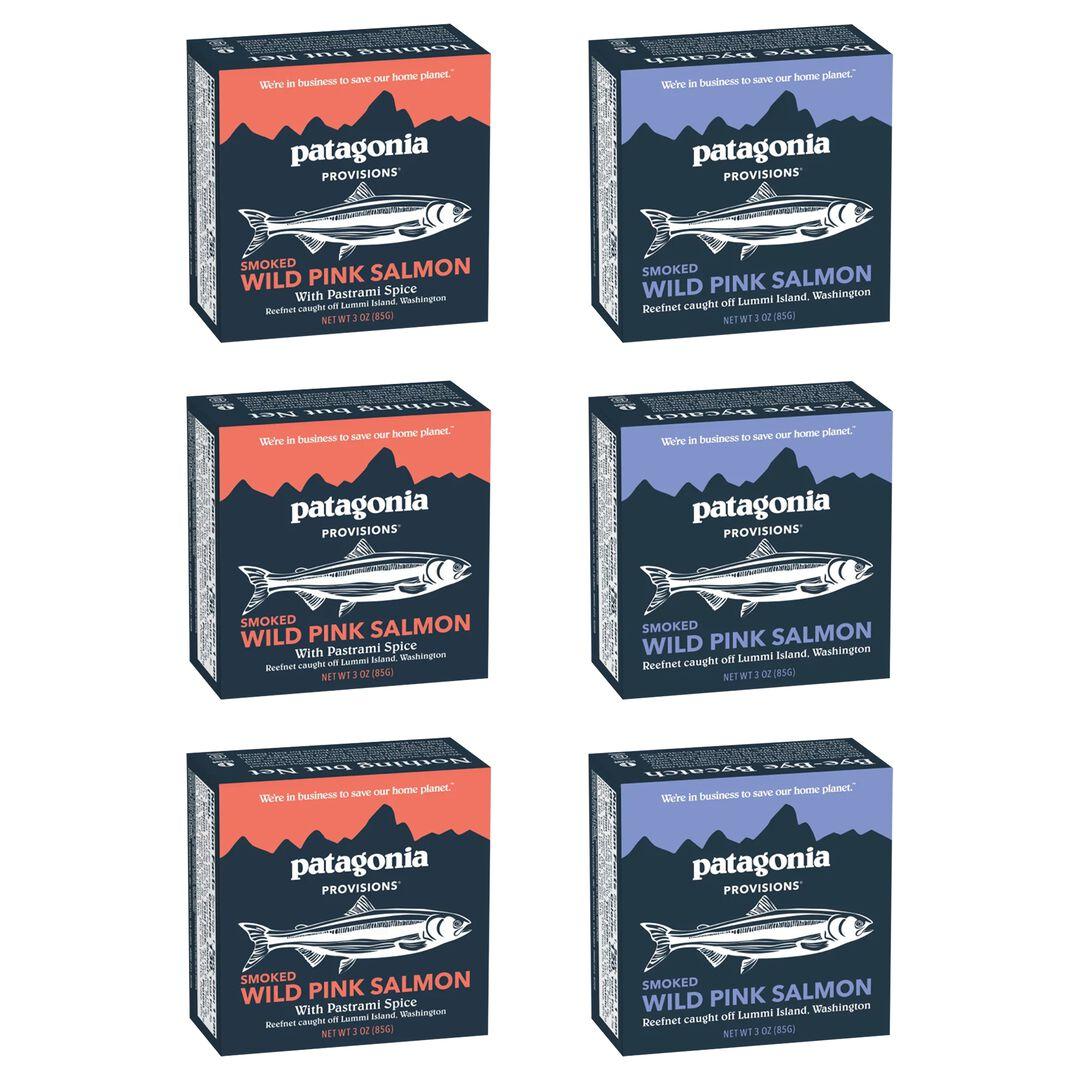 Provisions Canned Smoked Wild Pink Salmon Variety Pack | Patagonia