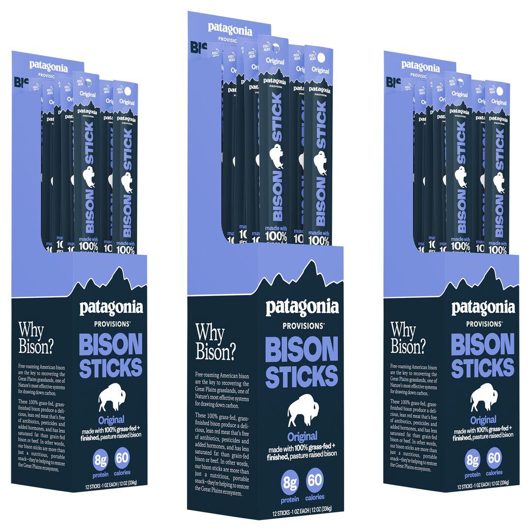 Provisions Grass-Fed Original Bison Meat Sticks | Patagonia for sale