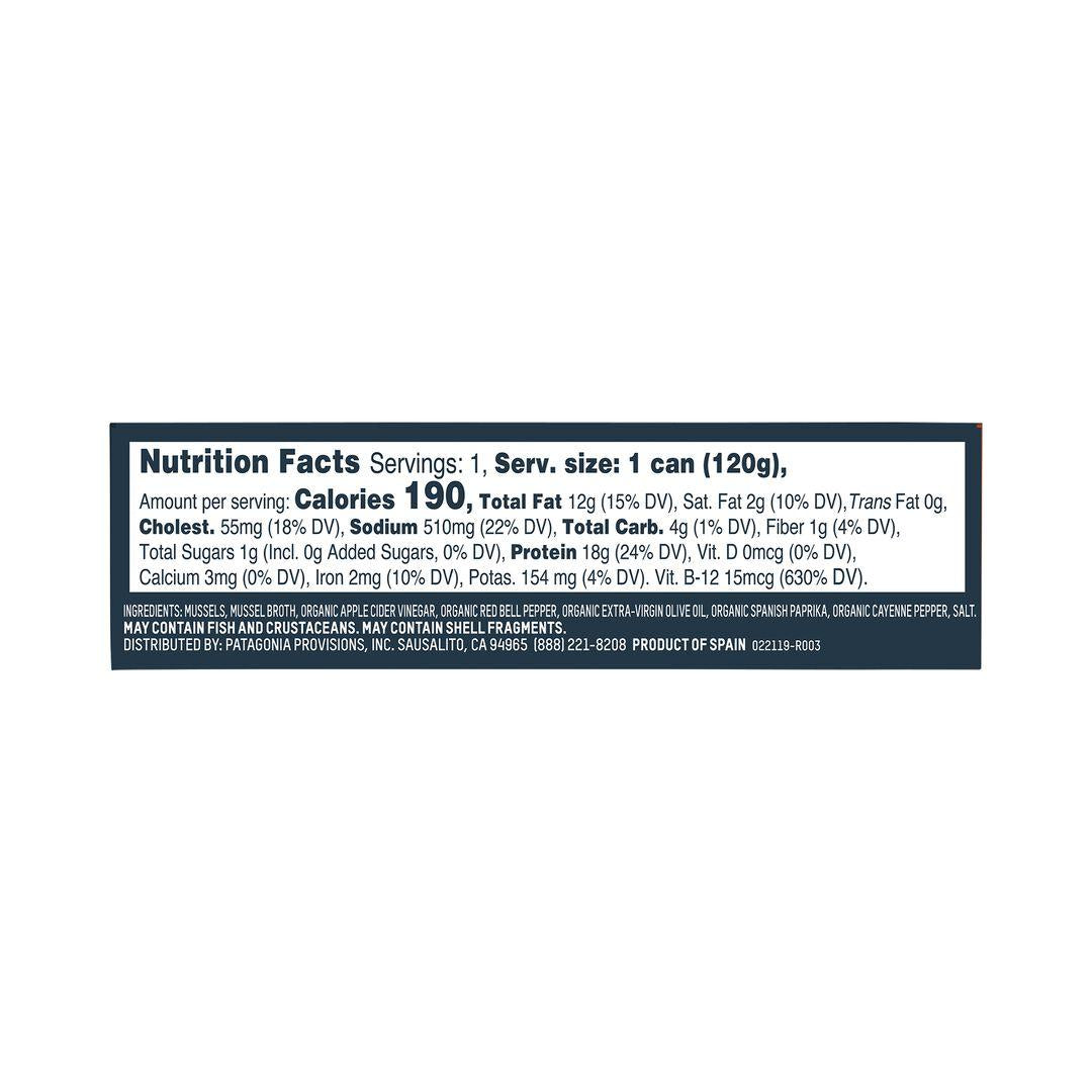 Provisions Spicy Mussels | Patagonia discount
