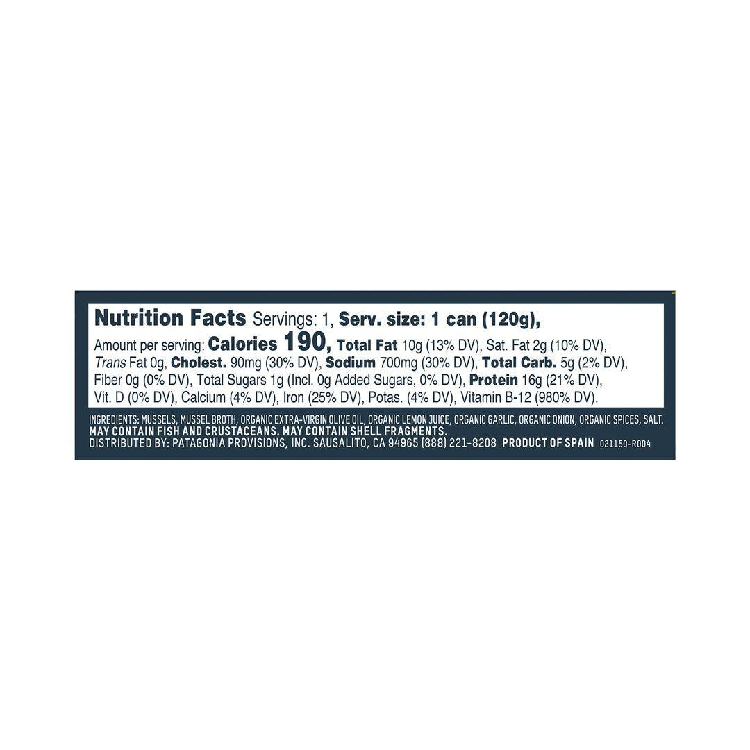 Provisions Lemon Herb Mussels | Patagonia on sale
