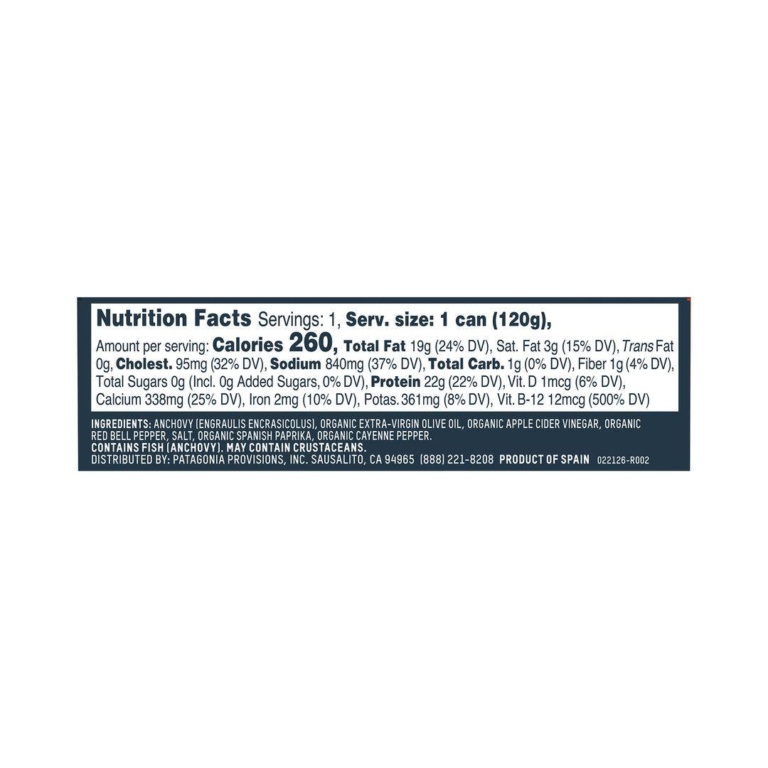Provisions Spicy Spanish White Anchovies | Patagonia us
